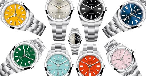 grey dial rolex|rolex oyster color chart.